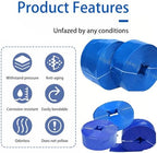 Flat Soaker Hose, PVC Seepage Pipe for Garden Irrigation, Flexible Water Saving Belt for Lawn Flower Bed 50m 5 inch - Image 3