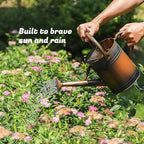 1 Gallon Watering Can for Plants, Watering Cans for Indoor&Outdoor Gardening, Galvanized Steel Watering Pot with Removable Spout, Metal Water Can with Ergonomic Movable Handle(Copper) - Image 2
