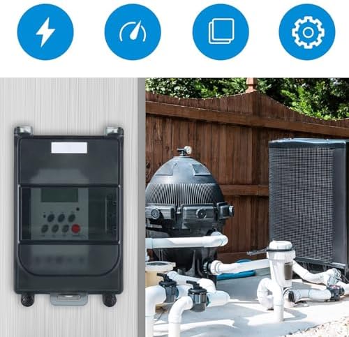 Digital Pool Timer Controller , Heavy Duty Programmable Switch for Pool, Heating, Filter, Proof Level IP67, ABS, PC - Image 4
