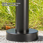 60CM Stainless Steel Outdoor Column Faucet - Square Freestanding Vertical Hose Holder for Patios, Backyards, Garden, Durable, Rust-Resistant, Easy Installation - Image 6