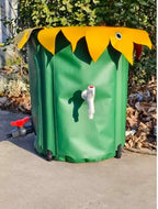 52 Gallon Rain Collection System Collapsible PVC Water Storage with Three Spigots Water Barrel Collector Garden Water Catcher by FASDRESS