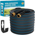 100FT Non-Expanding Garden Hose, Ultra Lightweight Water Hose, Kink-Free, Burst-Resistant, Durable & Flexible Hose, All-Weather Outdoor Hose for Lawn & Garden, Car Washing by Amolok