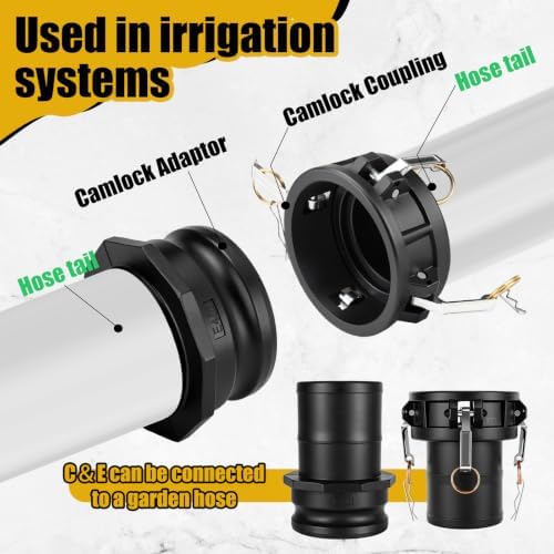 Pelopy 6 Pcs 4 Inch Black Cam Lock Fittings Kit - Image 4
