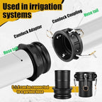 Pelopy 6 Pcs 4 Inch Black Cam Lock Fittings Kit - Image 4