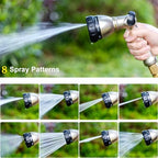 FANHAO Heavy Duty Garden Hose Nozzle + Metal Thumb Control Water Hose Sprayer - Image 7