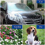 Portable Water Gun Hose Nozzle Car Washer Garden Watering Jet Spray High Pressure Sprinkler Foam Lance Automobiles Cleaning Tool(Yellow) - Image 4