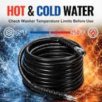 YAMATIC 5000 PSI 3/8" Pressure Washer Hose, 125 FT Industrial Grade - Image 6