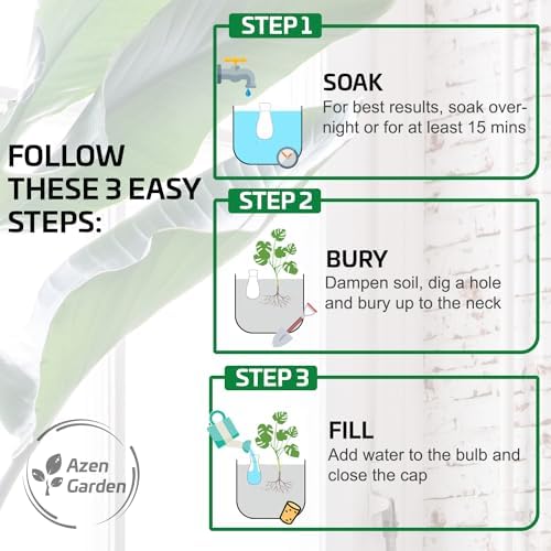 Ollas Plant Watering Globes - Terracotta Self Watering Planter Insert - Automatic Water Bulbs for Indoor/Outdoor Plants - Easy Refill System - Set of 4 with Purple - Image 4