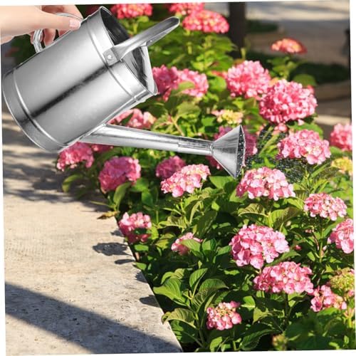 Handcrafted Metal Watering Can for Indoor Plants 1.5L Capacity Ergonomic Handle Sturdy Iron Construction for House Plants and Gardening - Image 7