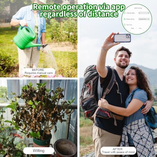 WiFi Dual‑Channel Automatic Drip Irrigation System, Remote Plant Waterer - Image 7