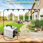 860PSI High Pressure Mist Cooling System Pump with 20pcs Nozzles, 180W Mister System for Outside Patio, Patio Misting Mister System Kit Greenhouse Misting System - Image 6