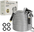 Lefree 25FT Metal Garden Hose with Upgraded Leak‑Proof Rubber Sleeve by Lefree