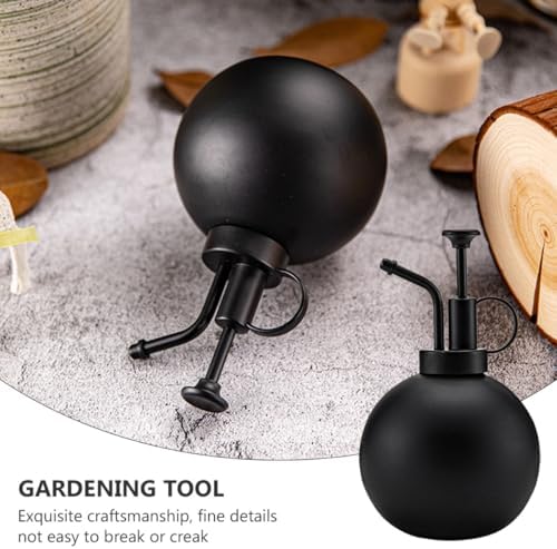 304 Stainless Steel Watering Can and Gardening Spray Bottle 500ml Black for Indoor and Outdoor Plant Care, Household Gardening Tool with Creative Spray Kettle Design - Image 3