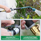 RESTMO 24 Inches Long Watering Wand for Garden Hose, Full Shower Spray Wand - Image 6