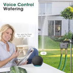 Irrigation Controller Automatic Water Timer Dual Hose Garden Irrigation Watering System Faucet Sprinkler Programmer Support IPX5 - Image 3