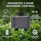 Sprinkler Timer, 2 Zone, Programmable - Image 5