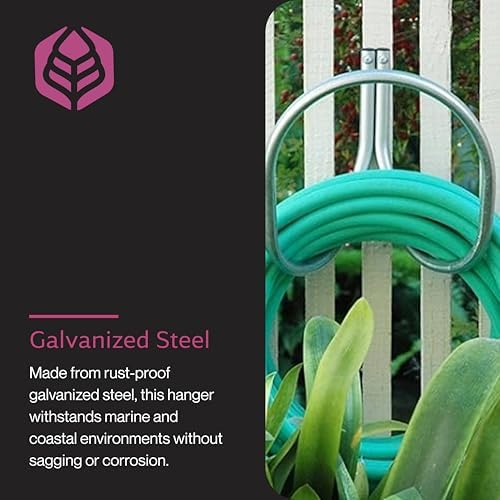Yard Butler Rust-Proof Hose Hanger, Galvanized Steel, 100 Feet - Image 5