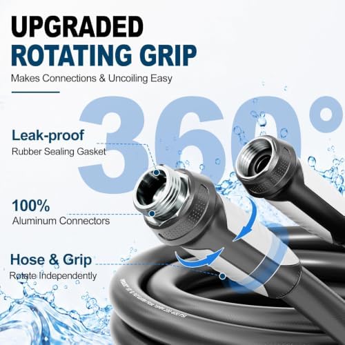 SPECILITE Garden Water Hose 50 ft x 5/8", Ultra-Lightweight & Easy to Store - Image 3