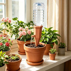 Terracotta Self Watering Spikes, 8 Pack Waterer Stakes - Image 5