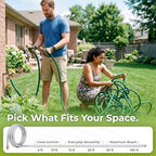 50 ft Sliver Hybrid Garden Hose 5/8”, Greens Word, Male to Female Fittings - Image 6