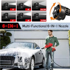 Cordless Car Cleaner Tool Compatible with Milwaukee M18 Battery, Portable Power Yard Cleaner with 6-in-1 Nozzle + Garden Hose Connector, Handheld Water Cleaner for Car/Garden/Boat (Tool Only) - Image 5