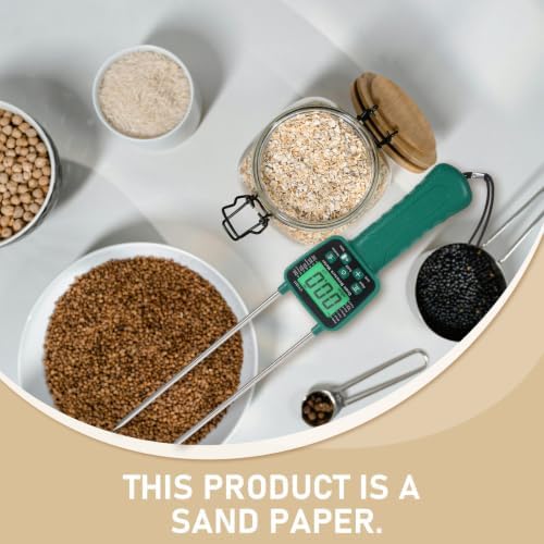 Precision Featuring Grain Probe Tester with Digital Moisture Real-time Data Announcements and Accurate Measurement for Stainless Steel and Abs Materials Agricultural Industries - Image 3
