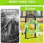 Garden Hose Holder，2Pack Freestanding Heavy Duty Hose Water Hose Reel Stand - Image 3