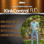 Kink Control Flex Advanced Hybrid Hose - 50 Ft Outdoor Hose, 40% Lighter, Ultra Flexible, Easy to Maneuver, Neverkink Technology, Durable Construction - Image 6