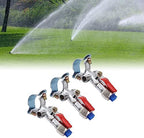 10PCS Garden Hose Nozzle,Heavy Duty Metal Water Hose Sprayer Atomizing Spray Nozzle Set Zinc Alloy Agricultural Plant Water Misting Fan Nozzle for Tractor Lawn Landscaping Irrigation - Image 3