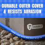 Heavy Duty Garden Hose 75 ft, Non-Expanding Flexible Water Hose, Kink Resistant Lightweight Hybrid Hose, Leakproof Hose Male to Female Fittings - Image 6