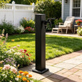 Stainless Steel Outdoor Vertical Garden Water Column, freestanding Hose Stand with Faucet, Outdoor Antifreeze Faucet Water Dispenser Hydrant for Irrigation and Washing(60cm/23.6in) by Unknown