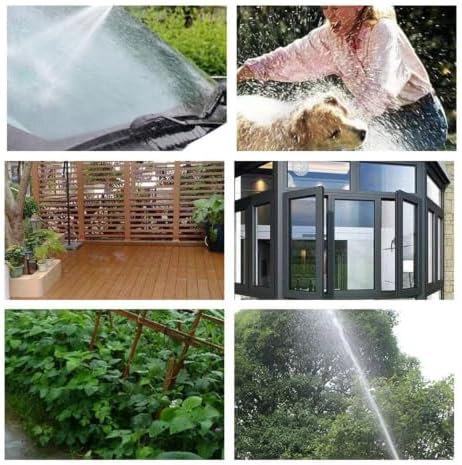 For Watering Plants Washing Garden Hose Nozzle Sprayer Heavy Duty Metal Handheld Water High Pressure 4 Spraying Modes - Image 7