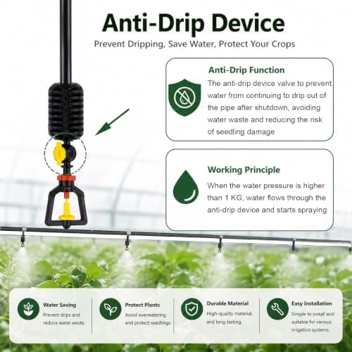 Hanging Flexible Sprinkler System, Above Ground DIY Irrigation Kit - Image 3