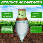 LemonRoad 8 Pcs Self Watering Terracotta Globes 11.5oz Large Ollas Plant Watering Globes Planter Insert Spike Pot Clay Planter Irrigation Device for Outdoor Indoor Easy to Refill Plant Lover Gift - Image 4