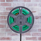 Liberty Garden Products Basics 510 Wall Mount Hose Reel, Gray Side Reel - Image 6