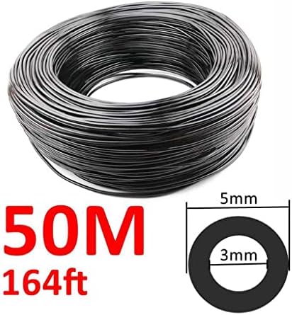Micro Irrigation Hose, PVC Micro Drip Irrigation Garden Watering Hose 1/8 inch 3/5mm 10m-100m for Plants Flower(50M) - Image 2