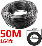 Garden Watering Hose 1/8 Inch 3/5mm PVC Micro Drip Irrigation Watering Tube, for Plants Flower Sprinkler Hoses (Size : 50M) - Image 2