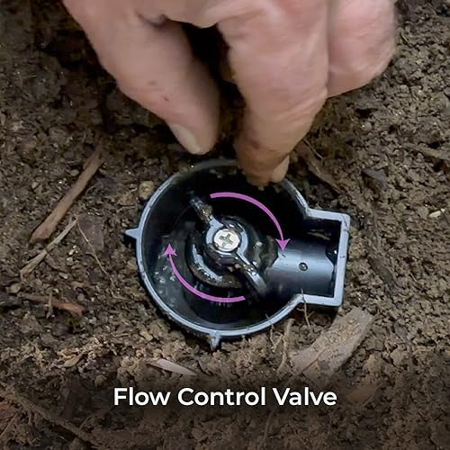 Root Quencher Jr (2 Pk) - Deep Underground Dripper, Tree & Plant Root Watering Drip Irrigation & Fertilizer Stake (1/2" Female NPT Compatible with All Connectors, Water Hose, Drip & PVC) - Image 5