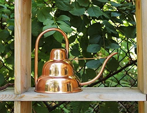 Achla Designs Deco Copper Watering Can, Copper, 1 Quart - Image 4