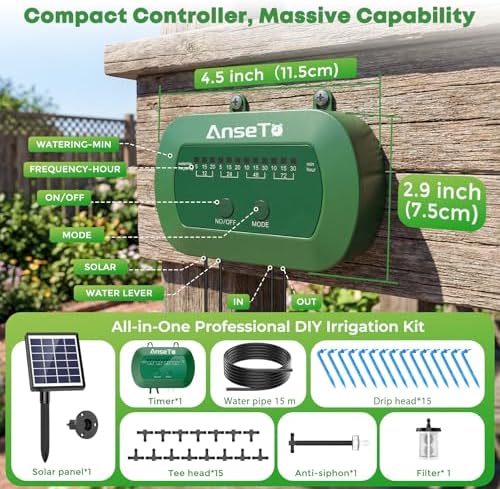 Solar Drip Irrigation System, Split Automatic Watering for Balcony - Image 6