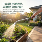 Kisangel Mist Watering Wand: Long Reach 18 Inch Watering Lance with 1000 Mesh Fine Mist Nozzle - Spray Wand for Garden, Lawn, Greenhouse, Ergonomic Design - Image 3