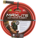 Swan Products CELSGHW58050 Element MAXLite Hot Water Rubber+ Hose with Crush Proof Couplings 50' x 5/8", Red by SwanHoses