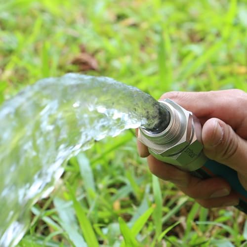 STYDDI 304 Stainless Steel 3/4-Inch Garden Hose Repair Fittings Kit, Heavy-Duty Male and Female 3/4" Barb Water Hose Replacement Ends Coupler, Lead-free Hose Mender Connector for 3/4" Garden Hose - Image 4