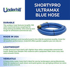 Underhill ShortyPro UltraMax Commercial Garden Water Hose, Lightweight, Heavy-Duty, Flexible, Anti-Kink, 1200 psi, H10-S10, 1 Inch x 10 ft, Blue - Image 3