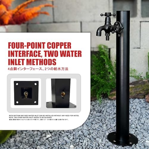 Stainless Steel Garden Water Column - Free Standing Anti-Freeze Irrigation Stand for Efficient Watering, Cleaning, and Outdoor Use - Durable and Weather-Resistant - Image 6