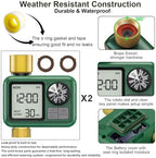 2 Pack Water Timer for Outdoor Garden Hose, Sprinkler Timer - Image 5