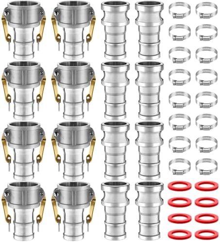 8 Set 2 Inch Camlock Fittings Type C&E by Innconee