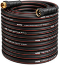 Heavy Duty Garden Hose 100ft, NON-EXPANDABLE Flexible Water Hose, Kink Resistant Lightweight Hybrid Hose, Leakproof Hose Male to Female Fittings by EOOIOGARDEN