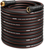 Heavy Duty Garden Hose 100ft, NON-EXPANDABLE Flexible Water Hose, Kink Resistant Lightweight Hybrid Hose, Leakproof Hose Male to Female Fittings by EOOIOGARDEN