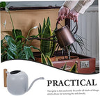 Levemolo Garden Watering Kettles Long Spout Water Sprinkler Metal Watering Can for Indoor Plants - Image 7